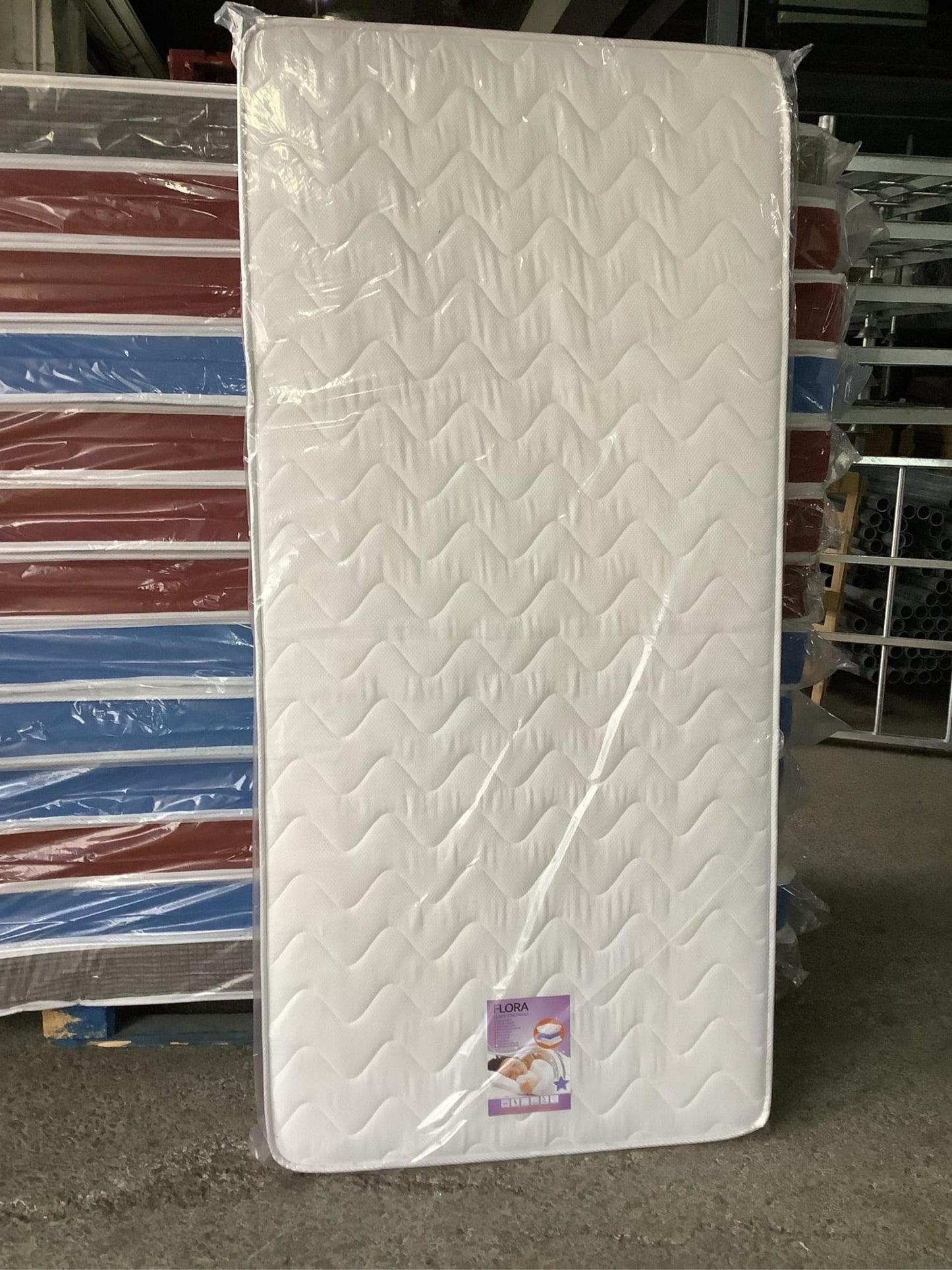 MATELAS CARLA 13cm 90x190cm Mousse 25kg/m3