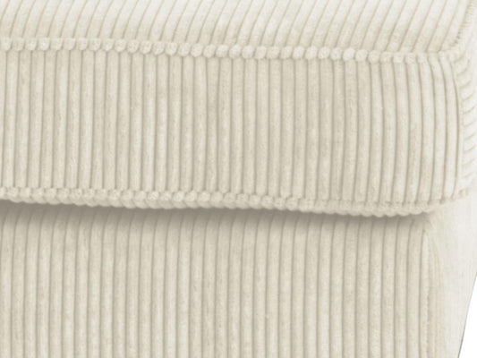 CANAPE BRISTOL EN Panoramique en U COTELE ECRU 400x230x94cm