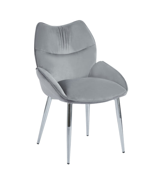 CHAISE LOHA PIED CHROME ANTHRACITE