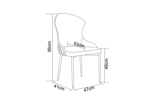 CHAISE HILTON GOLD VELOURS ECRU