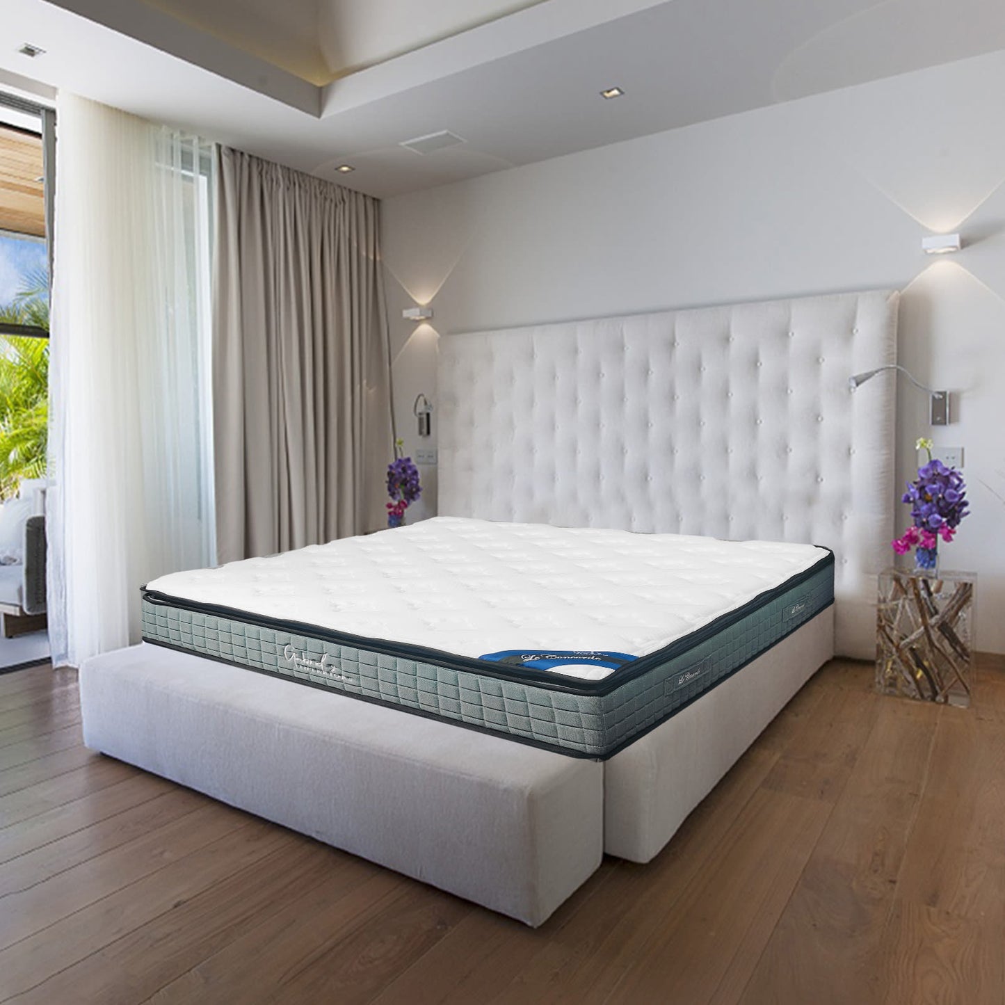 MATELAS A RESSORTS ENSACHES LE CONCORDE 90X200X25cm