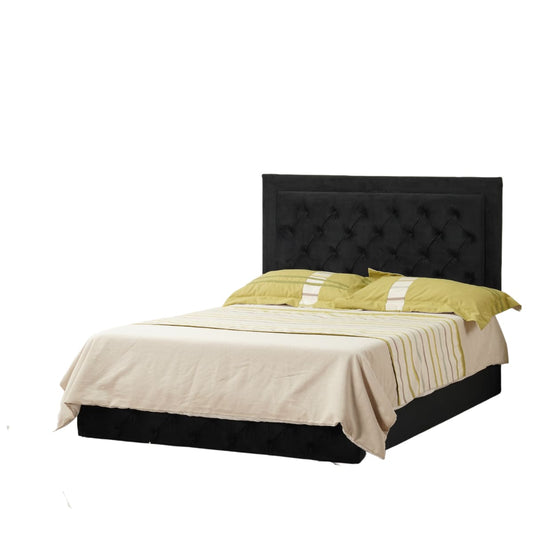 CADRE DE LIT ROMA NOIR 140 cm