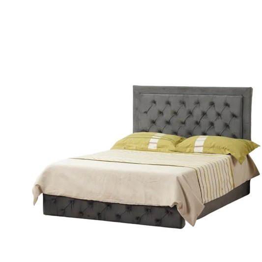 Cadre de lit ROMA velours 140x190cm