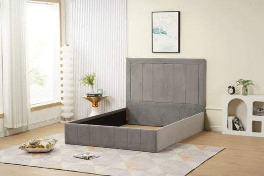 Cadre de lit POLO velours 140x190cm