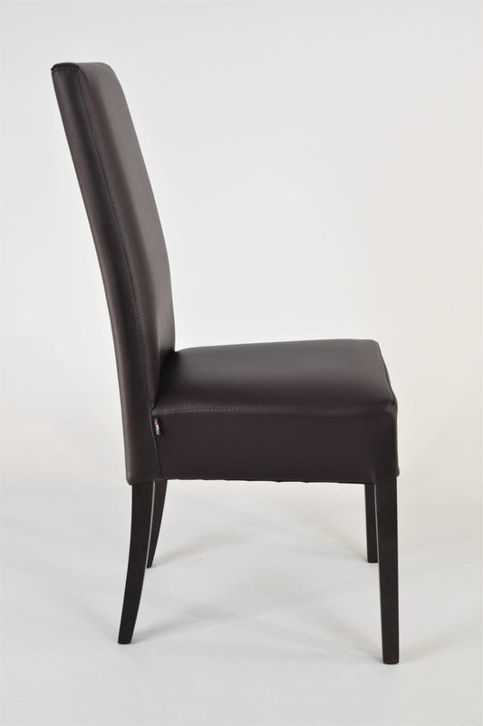 CHAISE KIRA WENGE PIEDS LAQUES WENGE