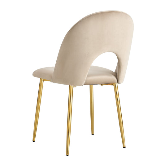 CHAISE TEDDY TAUPE PIED GOLD
