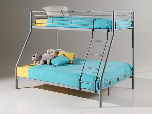 LIT SUPERPOSÉ BOB GRIS 90X190cm + 140x190 cm