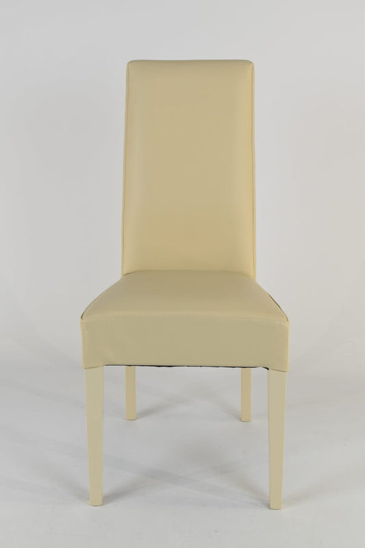 CHAISE KIRA SABLE PIEDS LAQUES SABLE