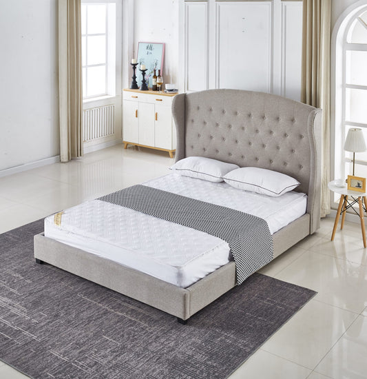 LIT BERGERAC TAUPE 140x190 cm