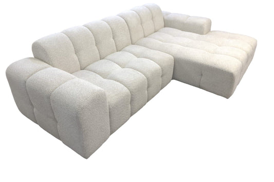 CANAPE BREST ANGLE DROIT DOUDOU BOUCLE 270x175x80cm