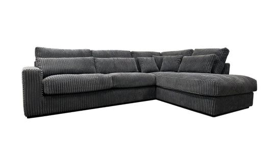 AMBERT AD VAN ( CANAPE AMBERT ANGLE DROIT TISSUS LAPIN ANTHRACITE) 320x230