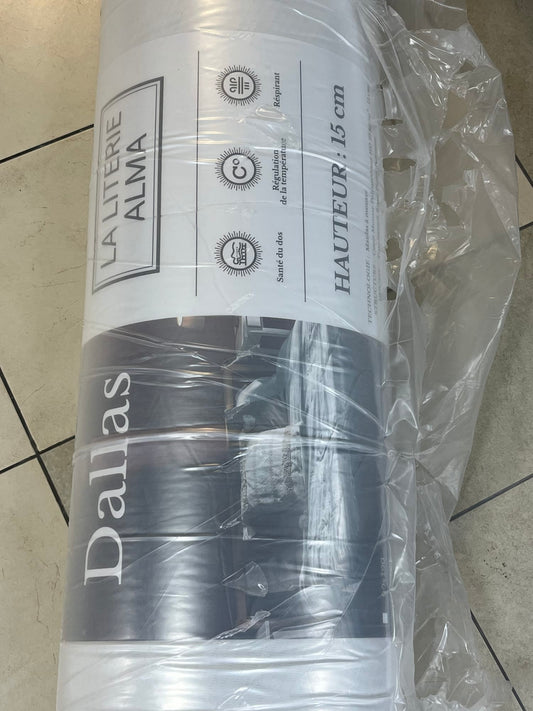 MATELAS ROULE DALLAS 160X200X15cm