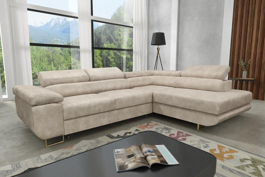 TOULOUSE ANGLE DROIT BEIGE CHAMPAGNE PIED GOLD