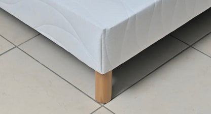Sommier tapissier 140x190 cm pieds inclus