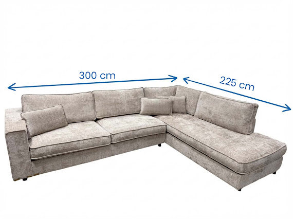 Canapé Brussel angle beige