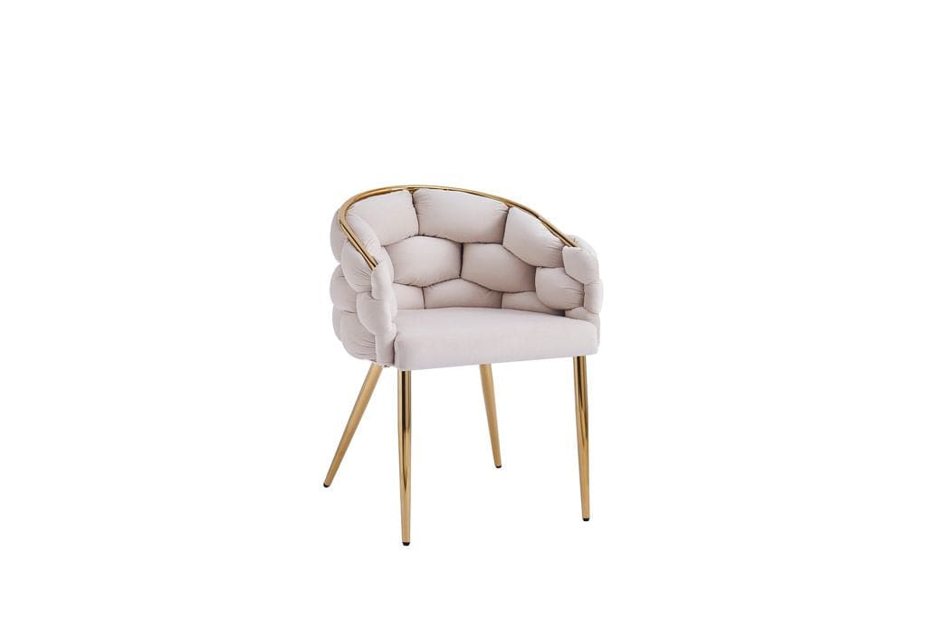 Lot de chaises BALLON pieds Gold