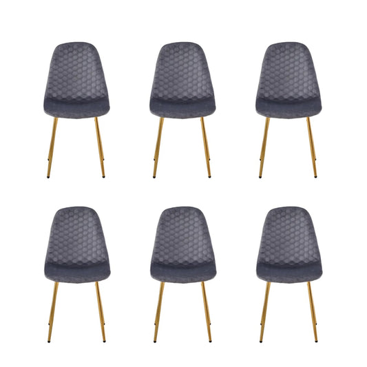 Lot de chaises Scandinave ALVEOLE Gold