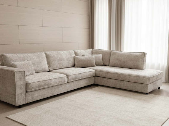Canapé Brussel angle beige