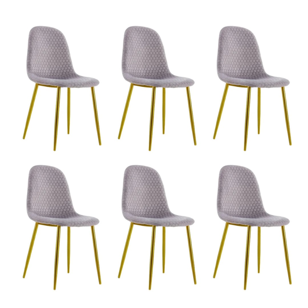 Lot de chaises Scandinave ALVEOLE Gold