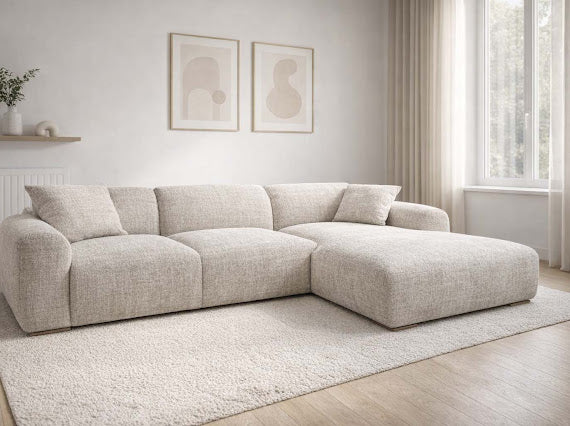 Canapé Cloudy angle beige 290x177