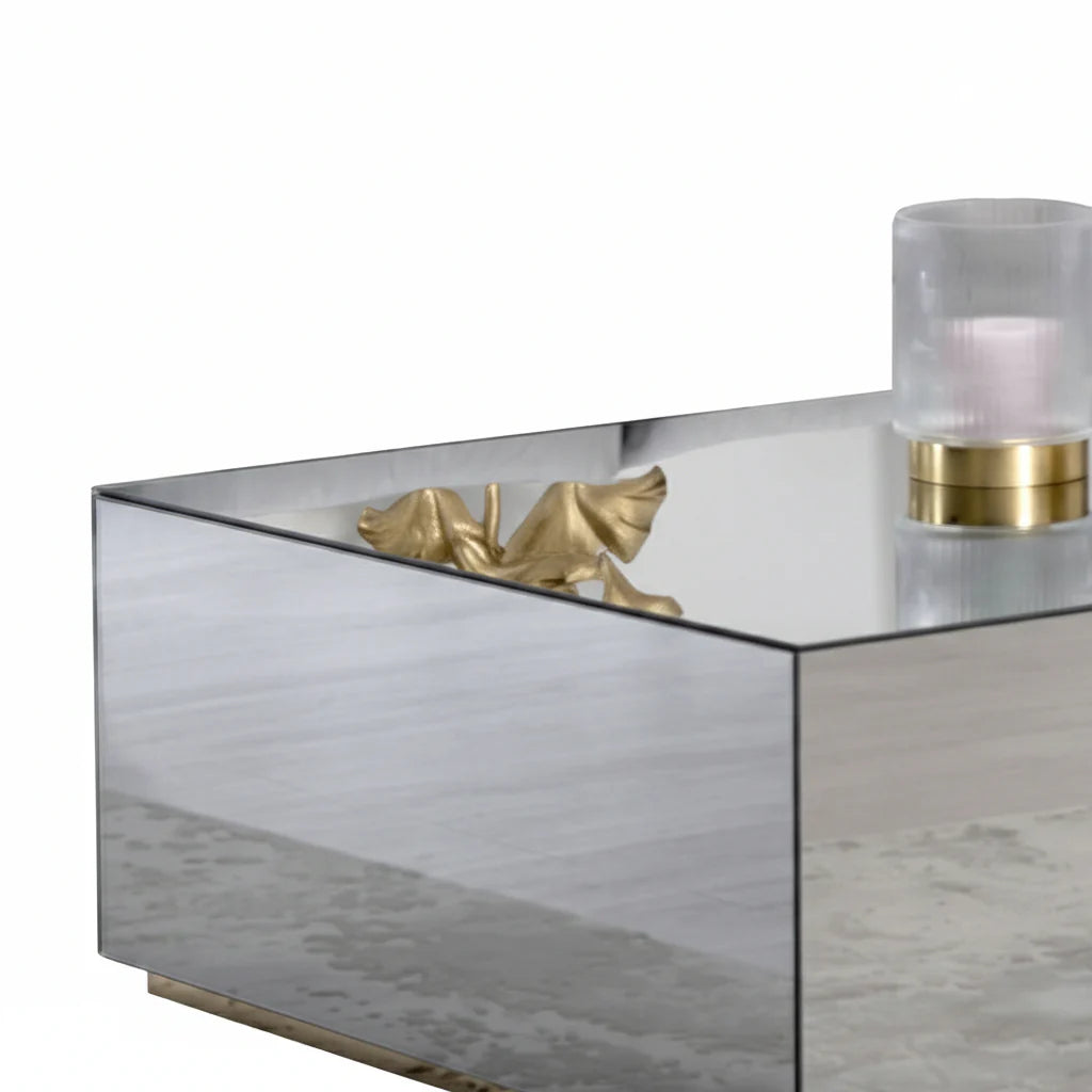 TABLE BASSE LUXUS 90x90x50 cm