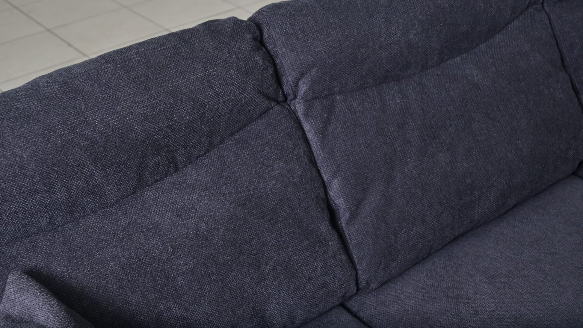 CANAPE AMALFI CONVERTIBLE ANGLE REVERSIBLE TISSUS ANTHRACITE WATERPROOF 238X155CM