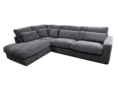 AMBERT AG(CANAPE AMBERT ANGLE GAUCHE TISSUS ECRU LAPIN) 320x230cm