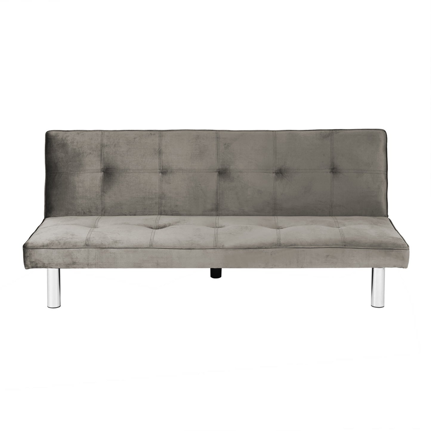 BANQUETTE CONVERTIBLE CLIC CLAC CHROME TAUPE