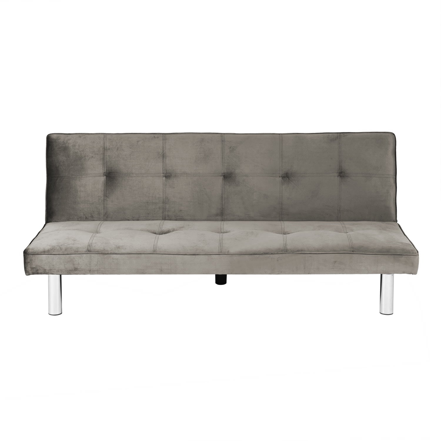 BANQUETTE CONVERTIBLE CLIC CLAC CHROME TAUPE