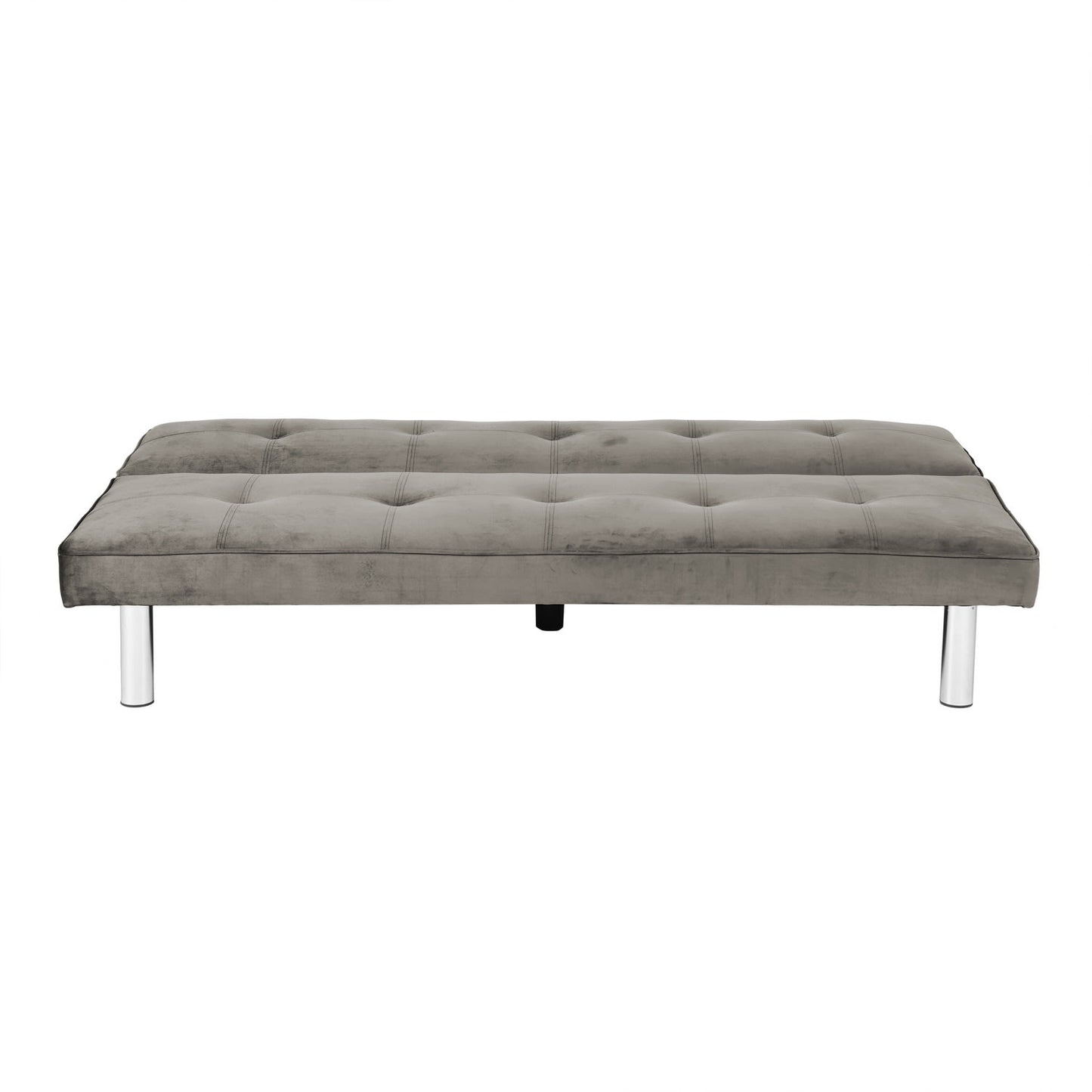 BANQUETTE CONVERTIBLE CLIC CLAC CHROME TAUPE
