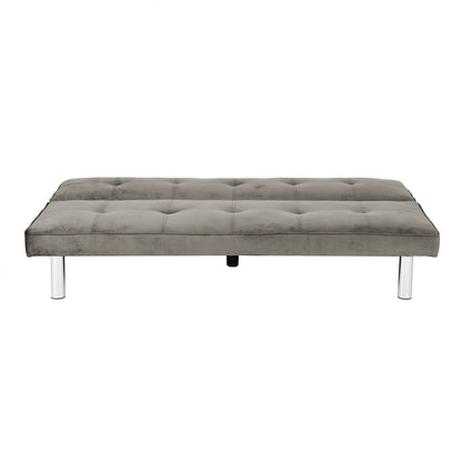 BANQUETTE CONVERTIBLE CLIC CLAC CHROME TAUPE