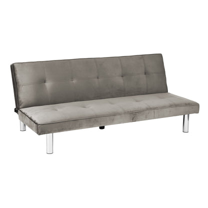 BANQUETTE CONVERTIBLE CLIC CLAC CHROME TAUPE