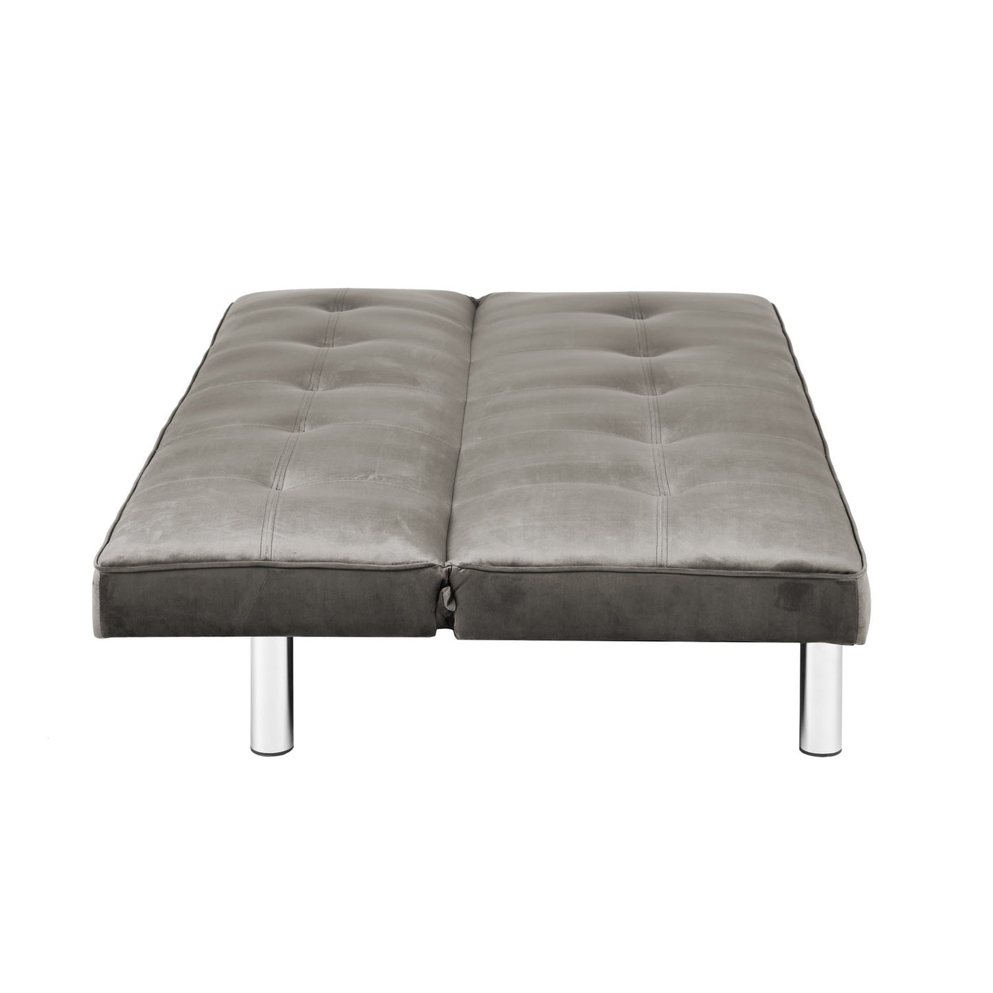 BANQUETTE CONVERTIBLE CLIC CLAC CHROME TAUPE