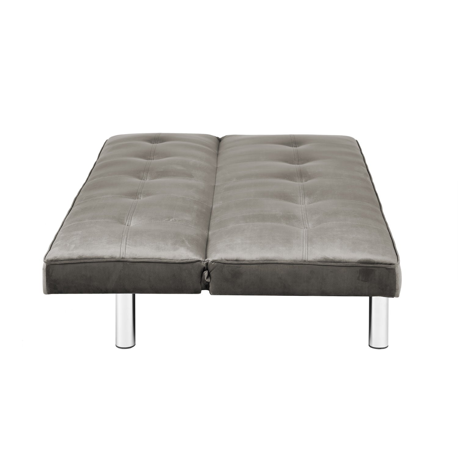 BANQUETTE CONVERTIBLE CLIC CLAC CHROME TAUPE