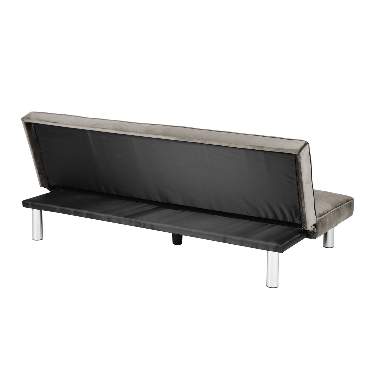 BANQUETTE CONVERTIBLE CLIC CLAC CHROME TAUPE