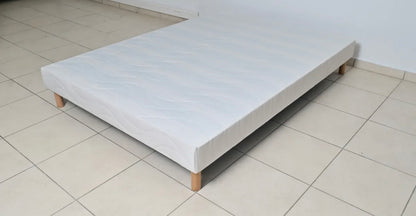 Sommier tapissier 140x190 cm pieds inclus