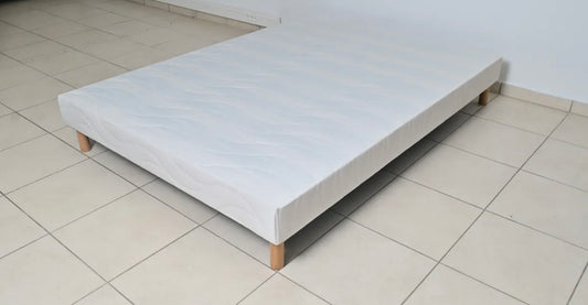 Sommier tapissier  120x190x15cm pieds inclus