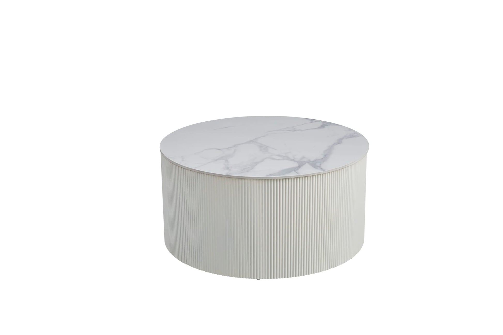 TABLE BASSE VALMY PIEDS BEIGE PLATEAU CERAMIQUE MARBRE BLANC 90X45