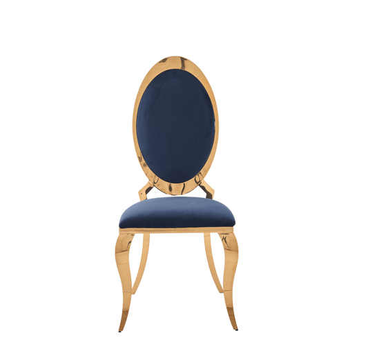Lot de chaises ANGEL baroque Gold Velours