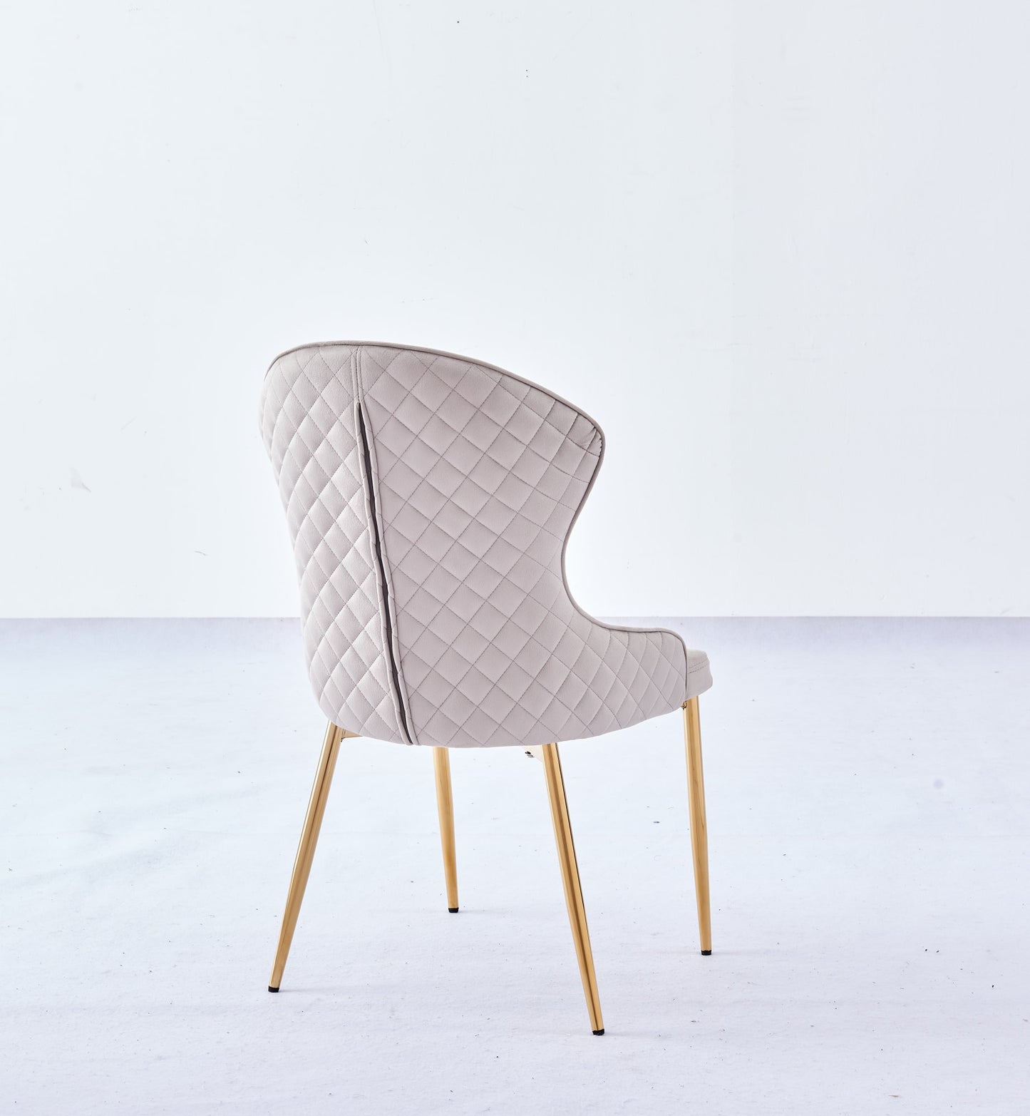 CHAISE HILTON GOLD VELOURS MOKA