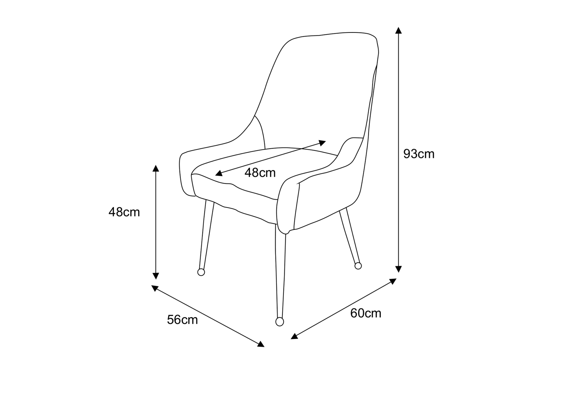 CHAISE LUXURY CHROME VELOURS BEIGE