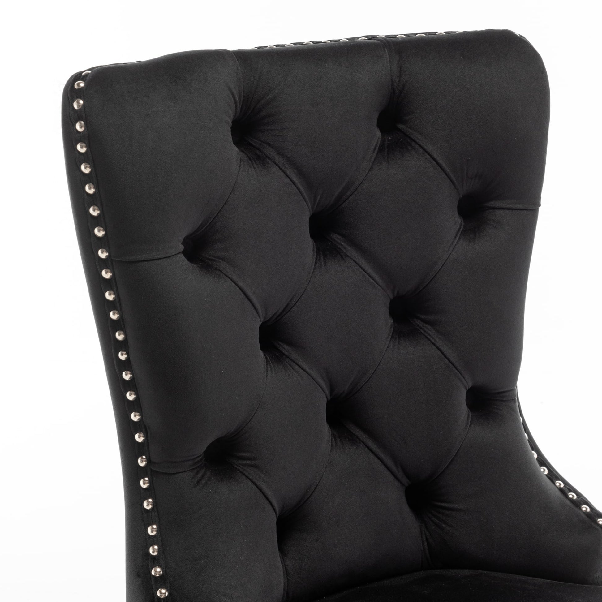 CHAISE POIGNEE RECTANGLE CHROME NOIR