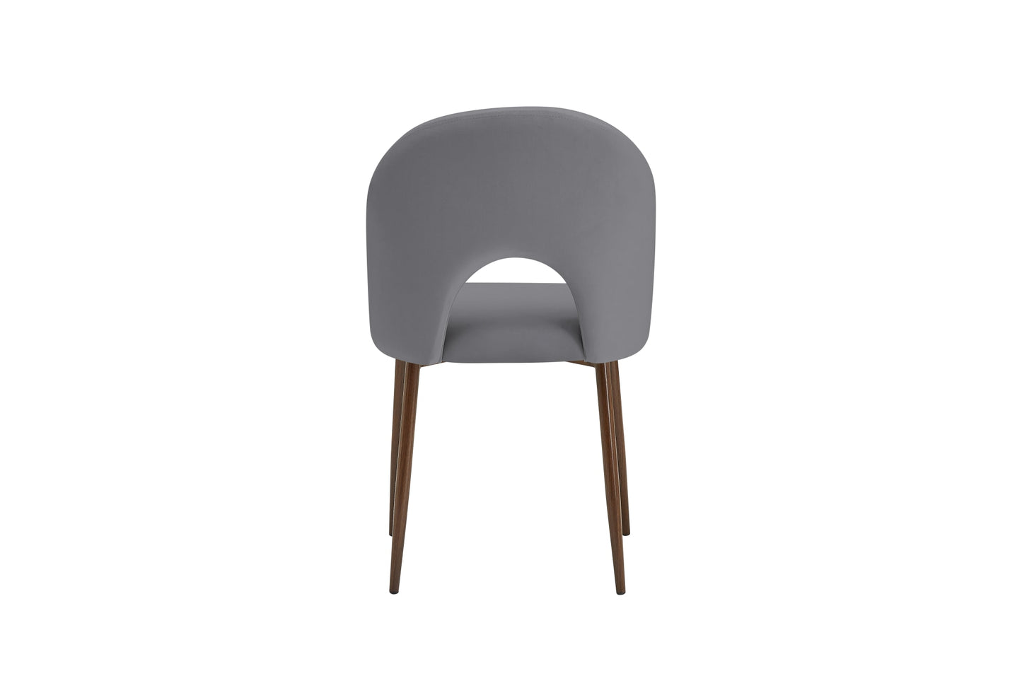 CHAISE TEDDY METAL EFFET NOYER ASSISES VELOURS ANTHRACITE