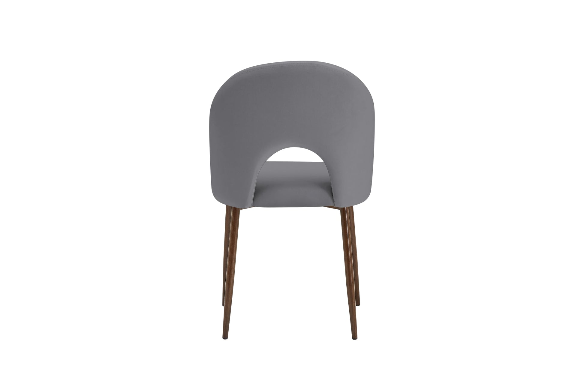 CHAISE TEDDY METAL EFFET NOYER ASSISES VELOURS ANTHRACITE