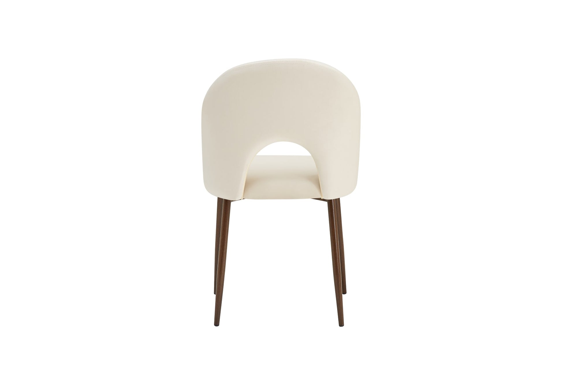 CHAISE TEDDY METAL EFFET NOYER ASSISES VELOURS BEIGE