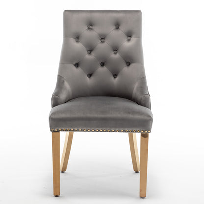 CHAISE LION MATELASSE GOLD ANTHRACITE
