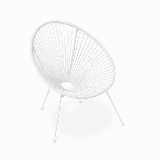 FAUTEUIL ACAPULCO BLANC