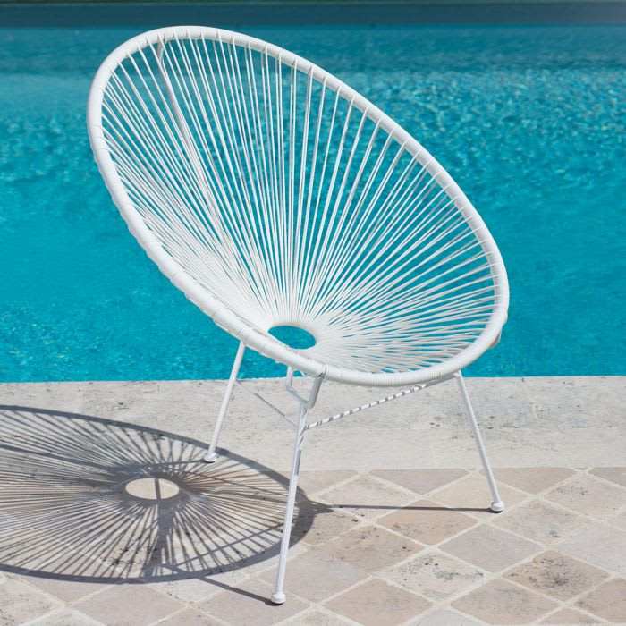 FAUTEUIL ACAPULCO BLANC
