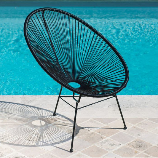FAUTEUIL ACAPULCO NOIR