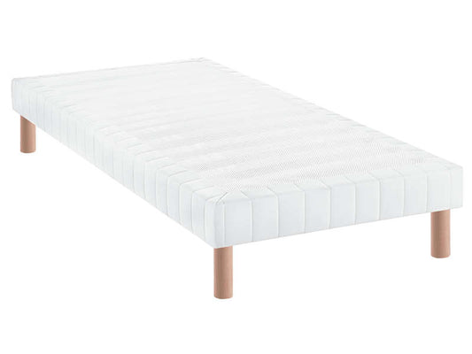 SOMMIER TAPISSIER 70x190 cm+ PIEDS OFFERTS